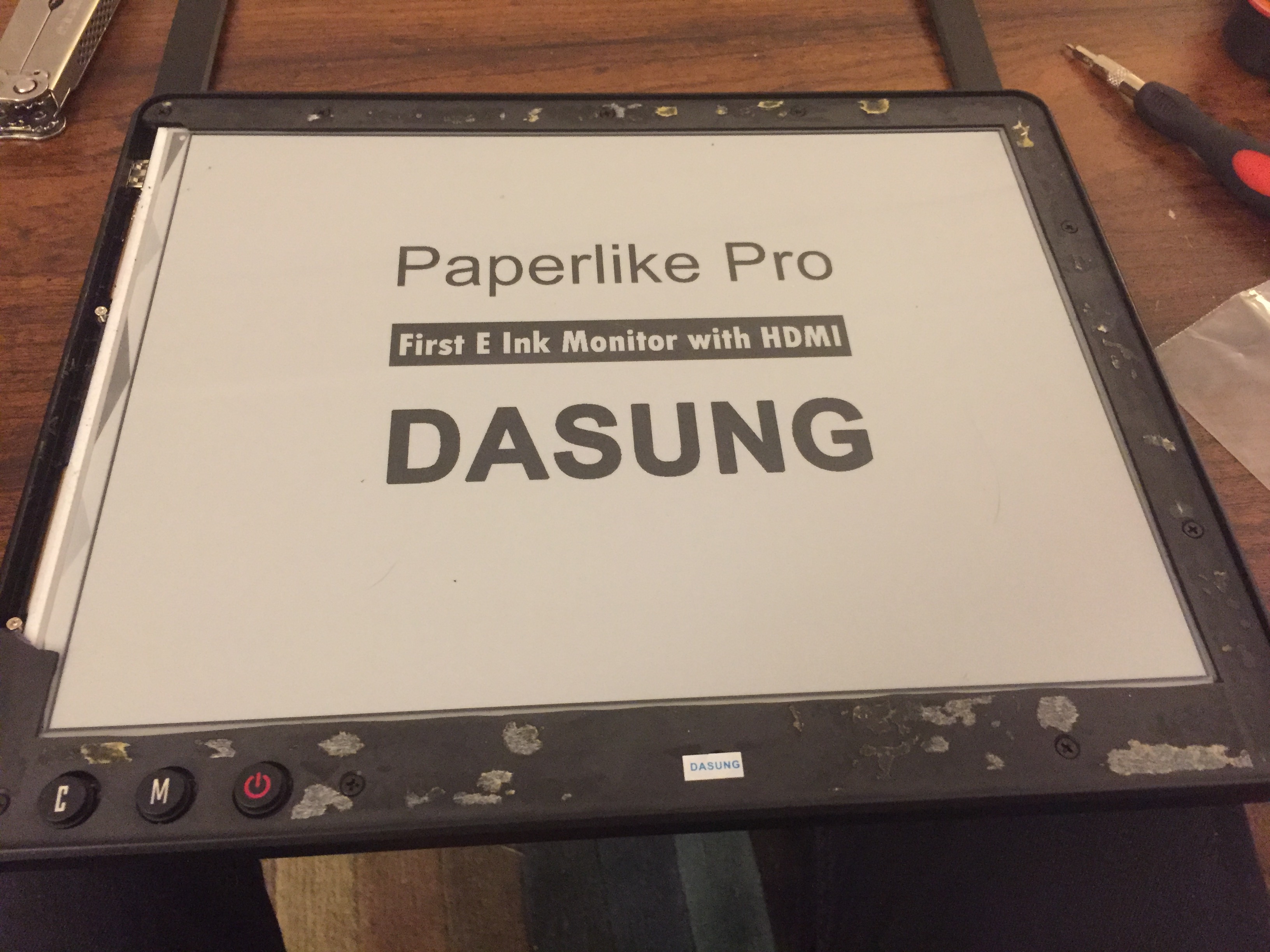How to dissasemble Dasung Paperlike Pro